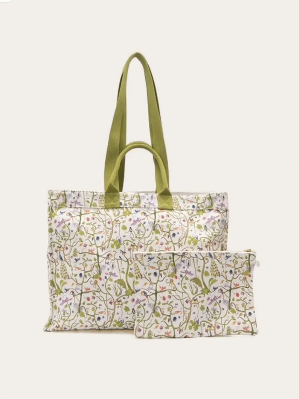 Timo & Violet Everywhere Tote Bag - Tropical Garden Upscale Diaper Bag, NWT